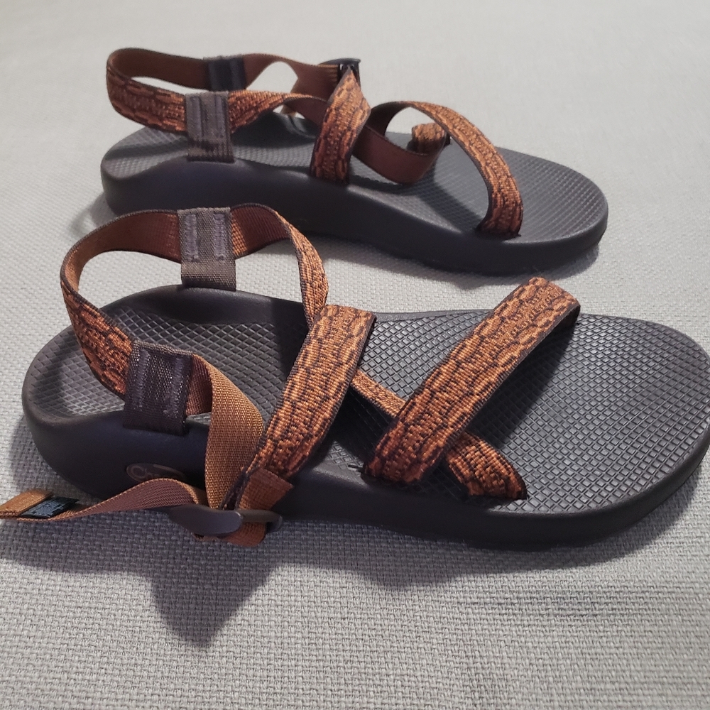 Chaco Men's Classic Performance footwear Outdoor Brown Hiking Sandal Shoes Sz 13 - Picture 3 of 15